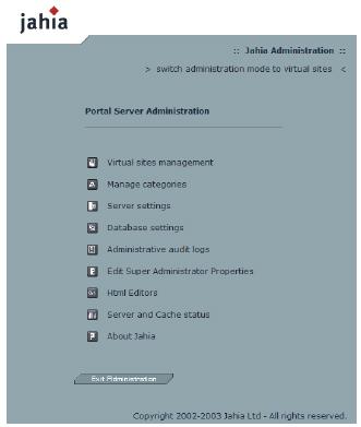 Administration du serveur